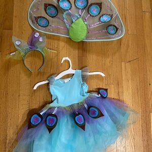 3t pottery barn peacock costume